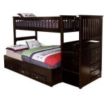 Tempat tidur tingkat minimalis jari jari
