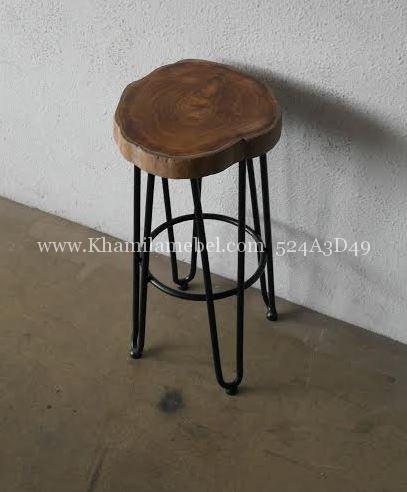 Kursi bar stool model rustic